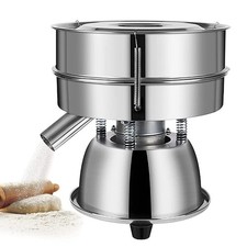 Electric Stainless Steel Vibrating Sieve Machine Powder Sifter Shaker High-speed