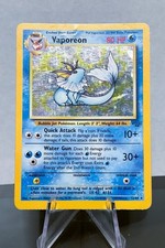 Pokémon TCG Vaporeon Jungle Holo Rare