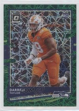 2020 Panini Donruss Optic Rookies Green Velocity Prizm Darrell Taylor #136 0kn5