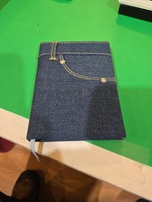 7X5 Blue Jean Notepad With Pockets