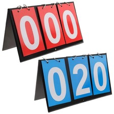3 Digit Portable Table Top Scoreboard Flipper Multi Sports Score Flip Scorebo