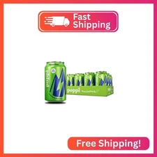 Poppi Sparkling Prebiotic Soda Beverage with Apple Cider Vinegar, Seltzer Water 