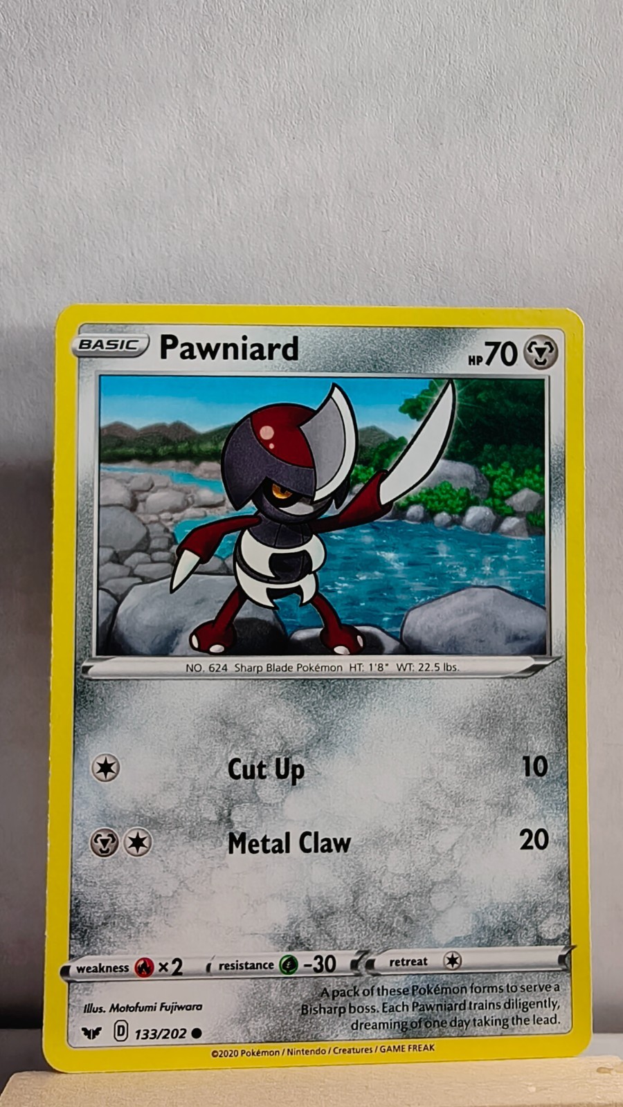 Pawniard [LP] - Pokemon TCG Sword & Shield Base 133/202 [Common]