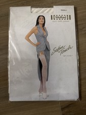 Vintage Wolford Sheer Garter Stockings Made in Austria Size S Satin Touch White