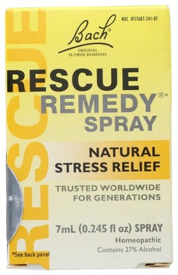 Bach Rescue Remedy Spray 7 Ml Homeopathic Natural Stress Relief