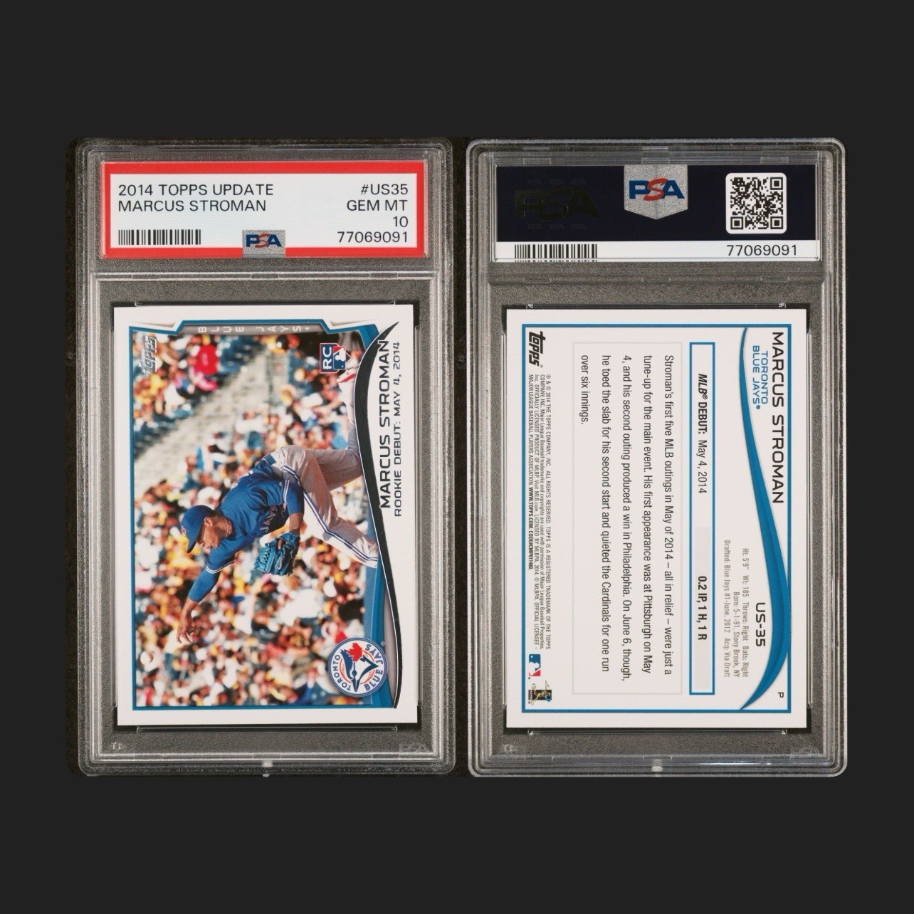 2014 Topps Update Series - Rookie Debut Marcus Stroman #US-35 (RC)