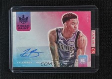 2020-21 Panini Court Kings Fresh Paint Violet 18/49 Tyler Bey #FP-TBY Auto 02v3