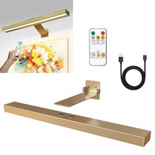 Easy Fit Picture Wall Light Fitting Metal LED Touch Lamp Dimmable Rechargeable