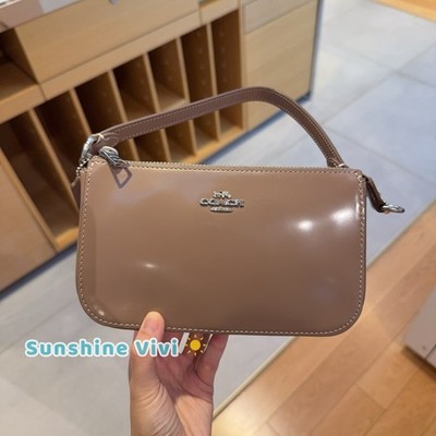 NWT Coach Nolita 19 Silver/Clay Spazzolato leather CCF63 | eBay