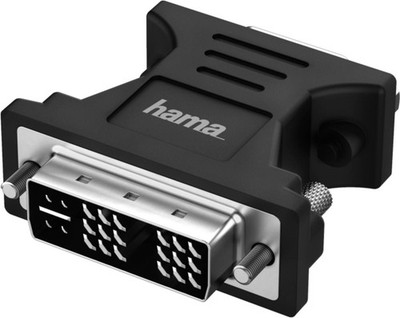 Hama Adapter 200340 DVI-I single link 18+5 auf VGA 15 pol Kupplung Full-HD