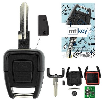 Funk Schlüssel HU46 434MHZ ID40 für OPEL ASTRA G OMEGA B ZAFIRA A Autoschlüssel