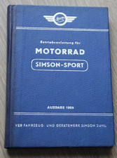 Betriebsanleitung Motorrad AWO 425 Ausgabe 1959