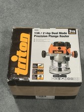 Triton MOF001 2-1/4 HP / 13 Amp Dual Mode Precision Plunge Router , Orange