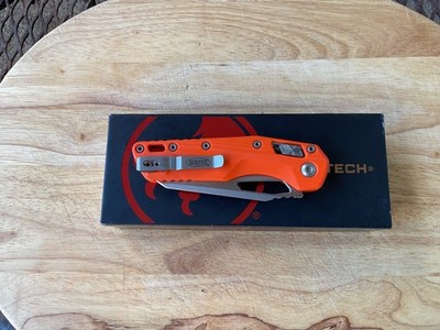 Microtech MSI G-10 Orange Full Serrated