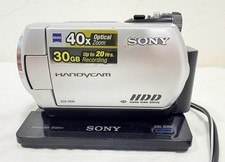 Sony Handycam DCR-SR42 Camcorder 30GB HDD 40x Opt Zoom Charging Dock needs Batt