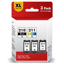 PG-210XL CL-211XL Ink Cartridge for Canon PIXMA MP280 480 490 495 MX320 340 410