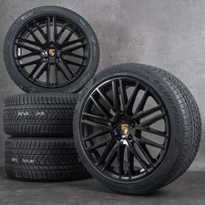 Porsche Cayenne 9YA Felgen 22 Zoll Winterräder Winterreifen  schwarz NEU