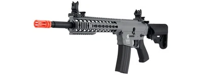 ARMYAIRSOFTGUNS Lancer Tactical M4 370 - 395 FPS Gen 2 EVO 10"" KeyMod Airsoft AEG - GRAY