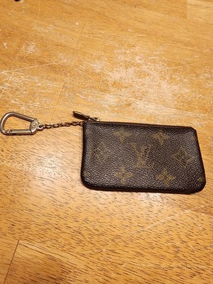 authentic Louis Vuitton Monogram Key Pouch (Pochette Cles) 