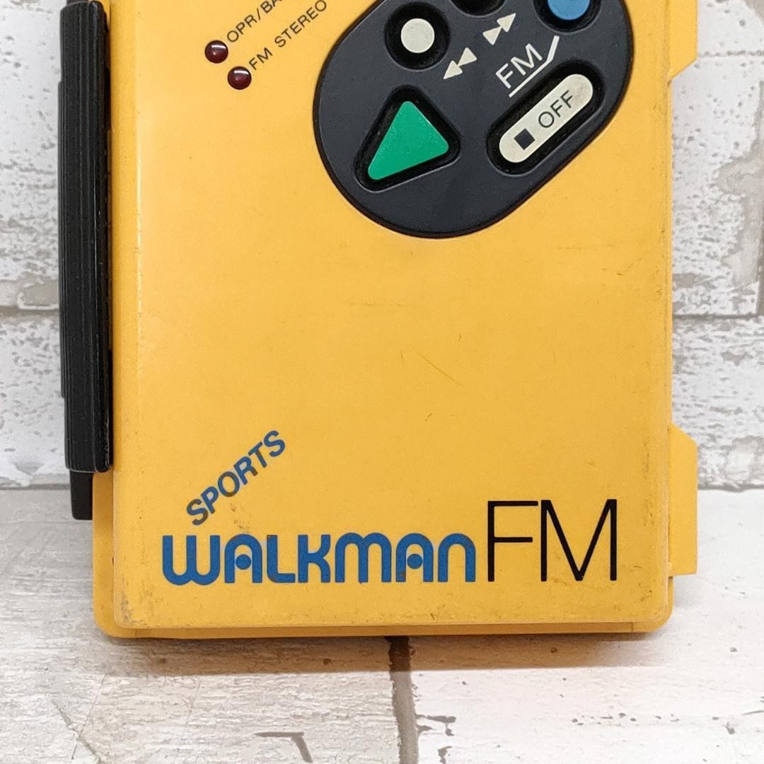 SONY Sports Walkman WM-F5 Yellow Used For Parts F/S Japan | eBay