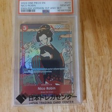 PSA10 ENGLISH VERSION 1ST ANV SET ニコ・ロビン PSA10 ENGLISH VERSION 1ST ANV SET ニコ・ロビン Nico Robin (English