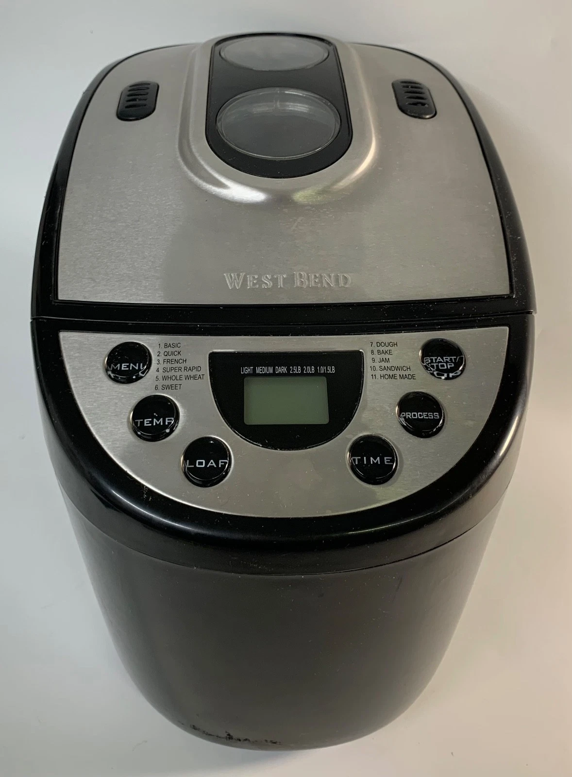 West Bend 41300 Dual Blade 2.5 lbs. Bread Maker & Dough Machine