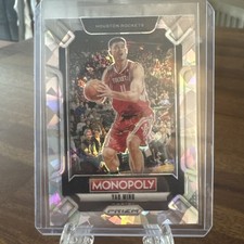 Yao Ming 2024-25 Panini Prizm Monopoly Cracked Ice #LEG9 Houston Rockets