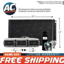 AC Kit Universal Evaporator Underdash Unit Compressor And Condenser 11 x 21