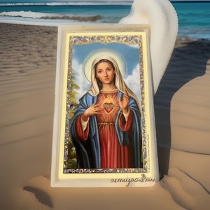 New Holy Card Mary Mother Of Jesus  With St. Bernard Prayer
