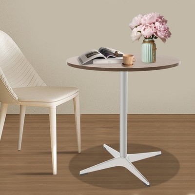 Round Table 27.5'' Dia Particleboard Dinner Table For Apartment Cafe 40kg max.