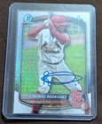 2025 1st Bowman Chrome Mojo Signed Rainiel Rodriguez Top Prospect Auto #BCP-200