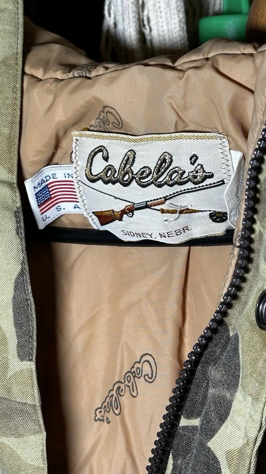 Vintage Cabelas Gore-Tex Thinsulate Coveralls Old School Duck Camo Size Large - Image 3 of 4