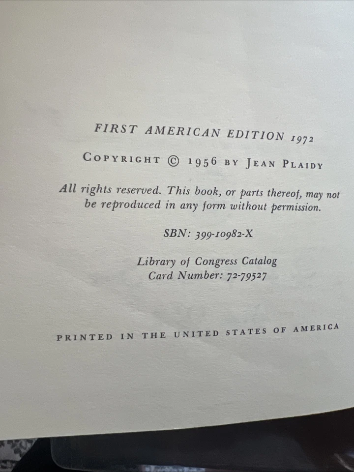 A Health Unto His Majesty by Jean Plaidy—1972, 1st American Ed—Hardcover, DJ Foto 3 de 4