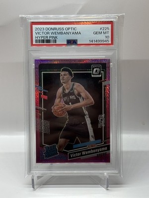 PSA 10 2023 Donruss Optic Rated Rookie Victor Wembanyama Hyper 