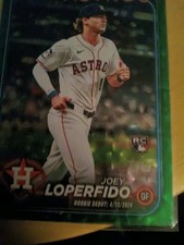 Joey Loperfido RC 24 Topps Update Rookie Debut GREEN FOILBOARD /499 Astros