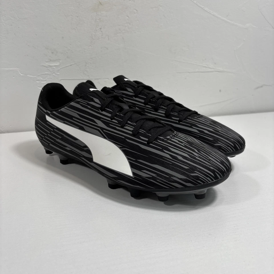 Zapatillas deportivas Puma Rapido III TT Turf para hombre talla 10,5 negras con cordones -NUEVAS Foto 2 de 4