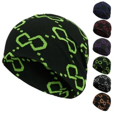 Skull Cap Helmet Liner Winter Thermal Cycling Cap Windproof Running Beanie Hat