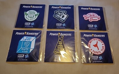 Power Rangers 30th Anniversary Kickstarter Angel Grove Patch Set | eBay