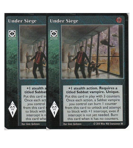 vtes Under Siege x 2 VTES JYHAD