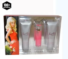 Paris Hilton Just Me 3Pc Gift set for Women-1.0 oz EDP Sp+3.0 oz B/L+S/G