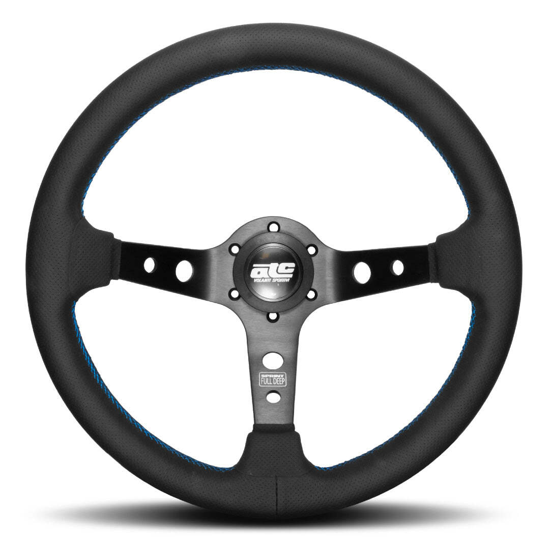 ATC Sprint Full Deep Cone95 Steering Wheel Black Airleather Black