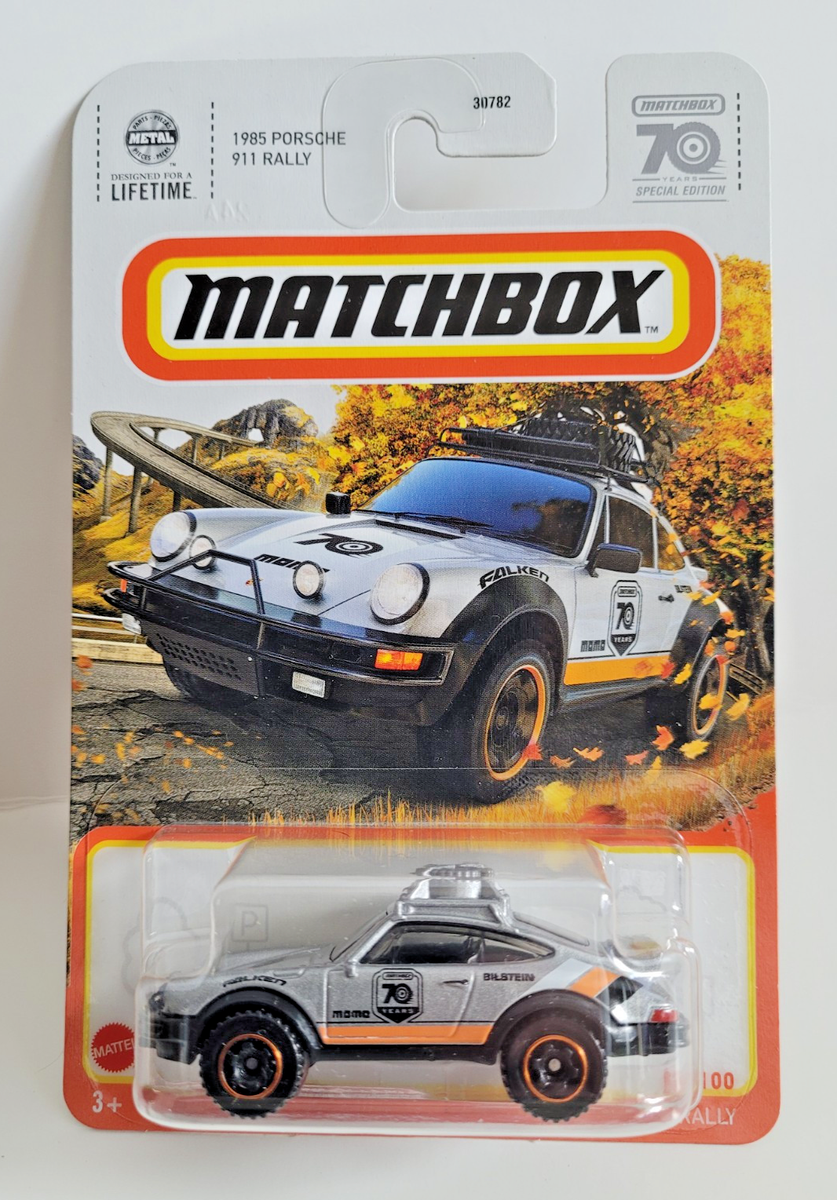 MATCHBOX 1985 ポルシェ911 ラリー 70周年　トミカ　ミニカー Matchbox 2023 70 Years Special Edition 80/100 1985 Porsche 911