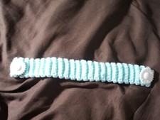 Handmade Mask Holder light aqua