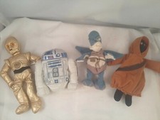Star Wars Buddies Set Of 4 Kenner Bean Bag Plush Toys Lot Watto C3PO R2D2 JAWA