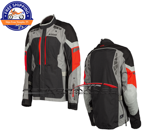 KLIM LATITUDE Jacket Cool Gray \u0026 Red 