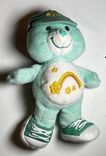 Care Bear Wish Bear 2005 Plush Shooting Star 8  with Hat and Shoes Very Rare 