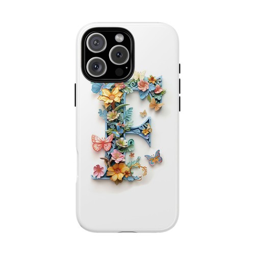 Floral Letter F Phone Case for iPhone, Samsung & Google Pixel - Picture 18 of 227