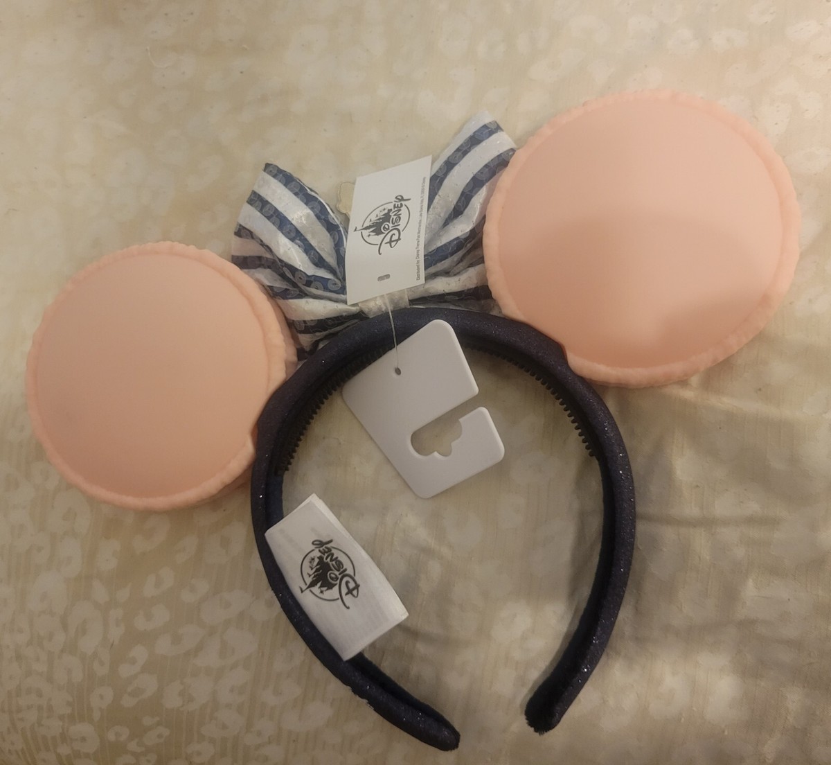WDW Epcot ~  Macaroon Striped Bow Headband with Eiffel Tower Accent 2025 Disney Parks Epcot France Pavilion | Mercari main image 3