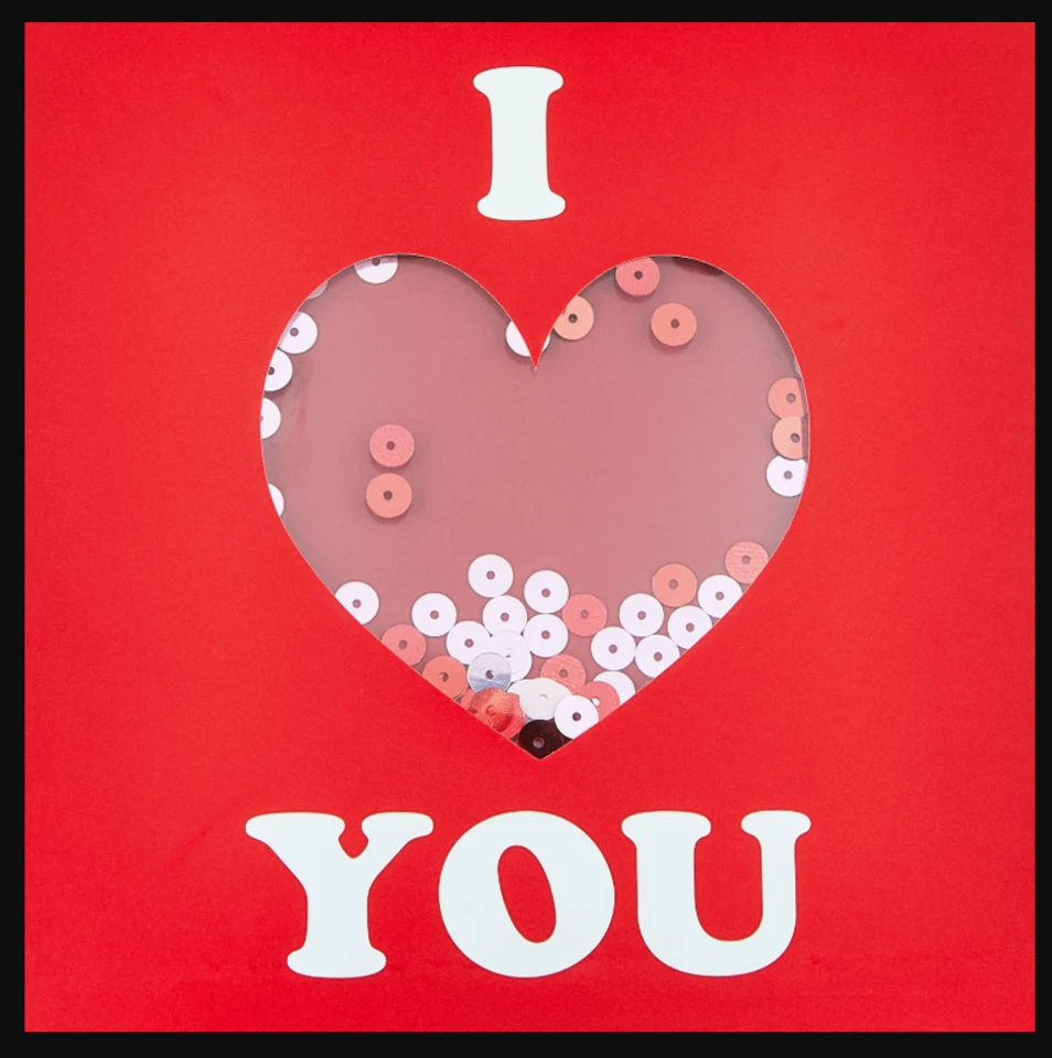 Large Pink and Red Confetti Gift Box with Lid – Perfect for Mother's Day, Weddin - Image 4 of 4