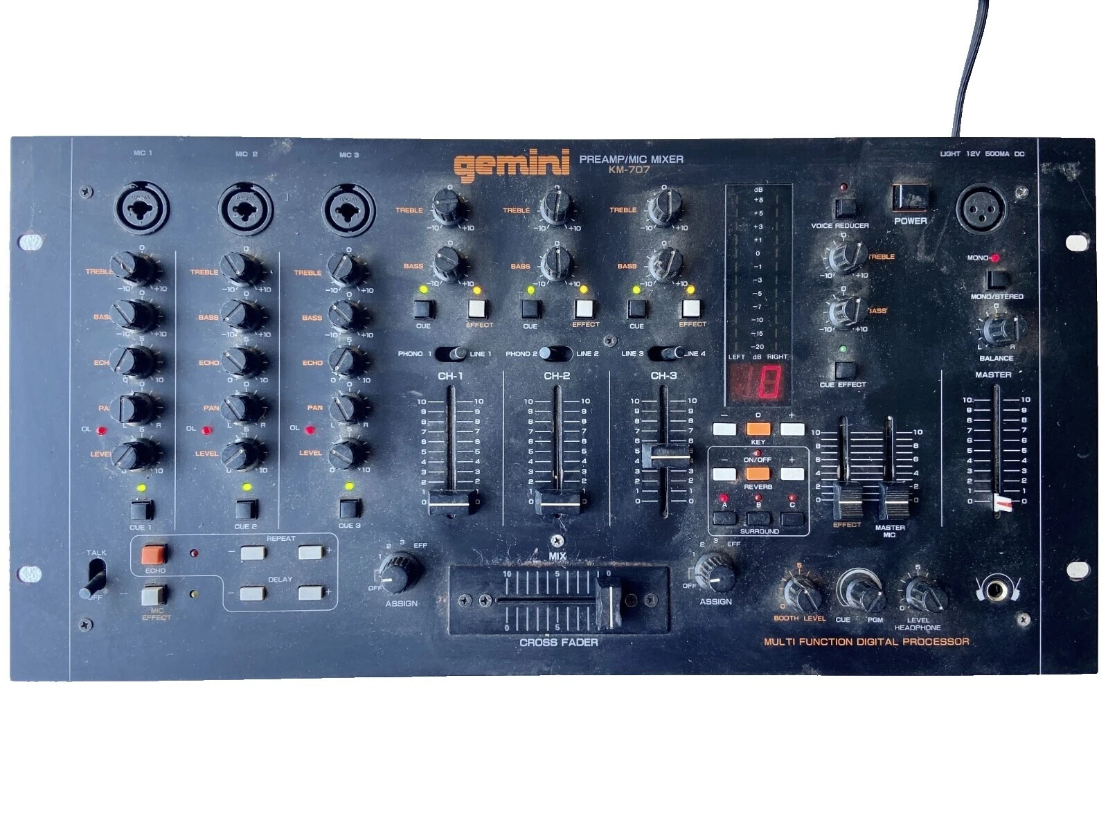 Mezclador de DJ Gemini mezcladores de DJ de montaje en rack